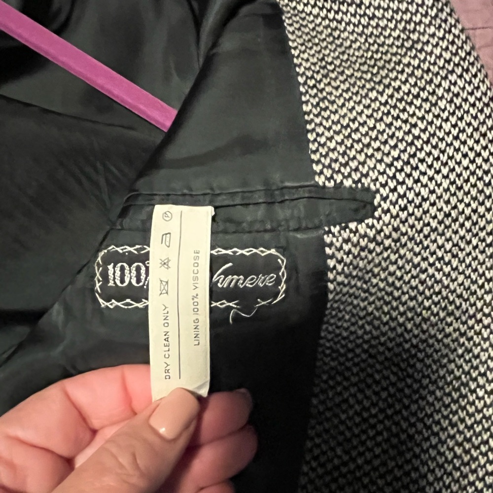 🤑3 for $12 🤑BARGAIN ALERT! $5 Vintage Men's Black and White Tweed Blazer - Picture 14 of 14
